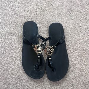 Michael Kors, jelly, flip-flops, lightly worn